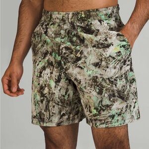 Lululemon Multi Colored Pace Breaker Shorts